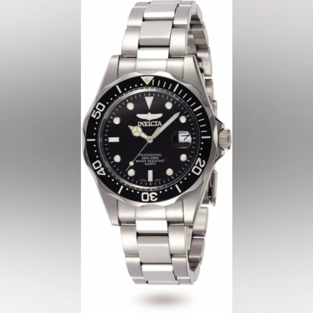 NEW NIB Invicta Pro Diver Unisex‎ Watch - 37.5mm, Stainless Steel 8932